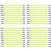 Jinshining 40 lampadine a filamento LED verde Edison, DC3 V DC12 V, chip LED, accessori per luce a incandescenza, diodi per riparazione lampadine a LED Tubt