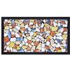 emmevi Zerbino Ingresso 40X70 Interno Esterno Gomma Sostenibile Antiscivolo Pietre Mosaico Maioliche DIS_C