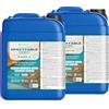 Resin Pro ® RESINA EPOSSIDICA EPOXYTABLE FIVE 3,1 KG: Ideale per tavoli in resina e colate fino a 5cm di spessore - Atossica - Guanti in Omaggio - Assistenza Tecnica in italiano - 100% Made in Italy