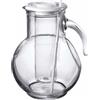 COSE DA CASA Caraffa in Vetro 2 Litri con Portaghiaccio Interno (1 caraffa 2LT tappo bianco)