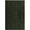 CASAVANI Primium - Tappeto in iuta di qualità, 6 x 10 cm, intrecciato a mano, motivo geometrico, verde, tessuto a mano, tappeto a trama piatta, per interni ed esterni, per comodino, runner da cucina