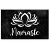 Shinewe - Zerbino per ingresso Namaste, con parte superiore in tessuto non tessuto con retro in gomma antiscivolo