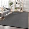 The Carpet, Cosy - Tappeto in pelliccia caldo e accogliente, morbido ed elegante, lavabile e compatibile con il riscaldamento a pavimento, certificato ÖKO-TEX, antracite, 200 x 280 cm