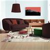 HMO HOME MY OWN Tappeto 133x190 cm Moderno in Polipropilene - Economico e Resistente - Tappeto Pelo Corto Facile da Pulire - Ideale per Salotto, Soggiorno e Camera da Letto