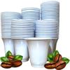 Generic Hermes Shop - 1000 Bicchierini da Caffè Bianchi in Plastica Dura 80cc per Espresso - made in italy