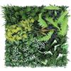 EpheyFIF - Pannello quadrato in erba artificiale verde da 50x50 cm, tappeto in plastica per prato, ideale per decorazione murale in casa, piante finte per interni ed esterni, per soggiorno, balcone