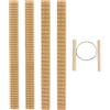 BENECREAT 4 pz 2 stile Affettatrice per Lastre di Argilla con Tagliafili per Argilla, Strumenti In Ceramica per Argilla Da 262x20x10mm per Tornio Da Vasaio e Produzione di Ceramica In Argilla