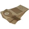 vhbw 10x sacchetto compatibile con Kärcher Mighty Vac 2000+, NT181, Puzzi 90, SE 5.100, SE 6.100, SE2001, SE3001, WD2500M aspirapolvere - carta, 41,5cm x 20,5cm Marrone