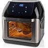 Nedis KAAFO300EBK Friggitrice ad Aria - 12 L - 1500 W - 9 Programmi Preimpostati - Funzione Girarrosto - Display Digitale - Nero