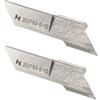 Blooy - 203783-0-10 (290-112/2777-1121) Coltello superiore angolato per macchina da cucire RIMOLDI 27/327/329/527/627 (2 pezzi)