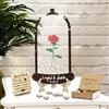 MYZQIFF Lettera personalizzata di testo personalizzato Wedding Guest Book con 30-100pcs Cuori di Legno, Legno Wedding Guestbook Segno, Anniversario Wedding segno nel libro per Cerimonia (style 6)