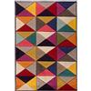 Pierre Tappeti Tappeto salotto moderno BOUTIQUE 953 con triangoli multicolore cm.160x230