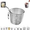 Generico Cestello per Pasta in Acciaio Inox,Divisorio per Cottura,Cestello per Pasta separata,Mestolo per Spaghetti,Cestelli Separato per Pentola Ideale per Scolare Spaghetti e Noodles Set, per verdure
