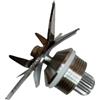 ZERATLVD Coltello for frullatore in acciaio inossidabile, compatibile con Optimum 9200A/Silver Crest, ricambio for coltello for frullatore