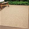 Teppich-Traum Tappeto da Interno ed Esterno 160x230 cm in fibra di sisal, colore naturale beige marrone per giardino terrazza balcone