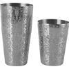 Akozon Cocktail in Acciaio Inossidabile, Shaker per Mixer da Bar Boston Americano Giapponese Argento con Inciso (Senza fondo)