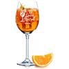 GRAVURZEILE Aperol Spritz Bicchieri - Queen Aperol - Bicchiere da vino con incisione, regalo personalizzato per mamma, fidanzata