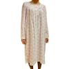 LINCLALOR Camicia da notte puro cotone manica lunga art. 74037-64, Rosa