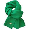 Hgvcfcv 100% Lana Lavorato A Maglia Delle Donne Sciarpa Tinta Unita Semplice Morbido Caldo Sciarpe Regalo di Inverno Della Signora Pashmina Scialli Wrap Hijab, 12, 33x160cm