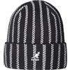 Kangol Twist Stripe Beanie Basco, Nero/Bianco, Taglia Unica Unisex-Adulto