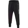 CHEMAGLIETTE! Pantalone Uomo Tuta Da Ginnastica e Tempo Libero con Tasche Zip e Fondo Stretto Macron Sepik Pant, Colore: Nero, Taglia: L