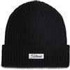 Titleist Uomo Inverno Charleston Cuff Knit Nero/Bianco, Taglia Unica