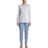 RAGNO Pigiama Donna Collo Serafino Caldo Cotone Invernale Maglia con Bottone alla Manica Articolo DR63N1, C22F Fantasia Eventide, Taglia 48