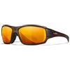 Wiley X Ccbrh04 Wx Breach Captivate Occhiali da sole - Specchio in bronzo polarizzato