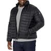 Tommy Hilfiger Men's Ultra Loft Lightweight Packable Puffer Jacket (Standard and Big & Tall), Black w/Patch, 5X