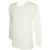 RAGNO Camiciola Uomo Manica Lunga Girocollo sintonia Lana/Cotone Articolo 065459, 002 Bianco Lana, 6-SESTA (EU XL - F 5 - USA L - GB 38)