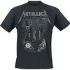 atmosphere Metallica Hammett Ouija Guitar Unisex T-Shirt Nero M 100% Cotone Regular