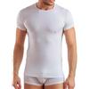 Enrico Coveri 2 Pezzi Maglia Coveri Uomo Girocollo Mezza Manica ET1000 in Cotone Bielastico, Bianco, 5/L