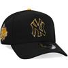 New Era New York Yankees World Series 1999 Black Yellow Edition 9Forty A Frame Snapback Cap, Nero , Taglia unica