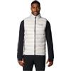 Columbia Arctic Crest - Piumino smanicato da uomo, taglia XL, colore: grigio