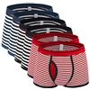 kliy Pugili da Uomo 6 Pezzi/Boxer in Cotone Traspirante Mutande da Uomo Morbide E Comode Pantaloncini da Boxe Mutandine Taglie Forti D-6Pcs_0917_Mix_D33_XL