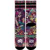 American Socks Dia de los Muertos - Mid High L/XL - Calze sportive a righe alte al ginocchio per corsa, ciclismo, bicicletta, crossfit, palestra, pallacanestro, snowboard, sci, top in cotone.