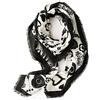 Brillabenny Pashmina Sciarpa Primaverile Donna in Viscosa, leggera morbida estiva foulard viscosa luxury scarf (BIANCA NERA)