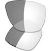 Saucer Lenti di ricambio premium per occhiali da sole Oakley Breadbox OO9199, Fotocromatico attivato non polarizzato, Taglia unica