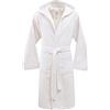 Bassetti Accappatoio Bianco Uomo Donna con Cappuccio Taglia S Spugna di Puro Cotone 360gr/m²