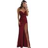 Sincemeet Abiti da Ballo Eleganti da Donna Abito da Donna Senza Maniche Spaghetti Strap Abiti Sexy Senza Maniche