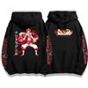 zhedu Anime Giapponese Fairy Tail Felpe con Cappuccio per Uomo E Donna Casual Harajuku Maniche Lunghe 2D Stampate Kawaii Stile Preppy Felpa Y2k Cartoon Top (Color 01,S)