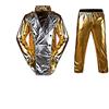 Baorun Michael Jackson World Tour Gold History Jacket con pantaloni Mj Costume dorato M