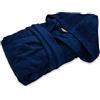 CA' D'ORO Accappatoio Unisex in spugna 100% Cotone idrofilo, con cappuccio 380 gr/m² - Positano (M, Verde Scuro)