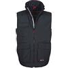 CHEMAGLIETTE! Giacca da Lavoro Giubbino Smanicato Gilet con Interno Imbottito Payper Wanted, Colore: Nero, Taglia: M