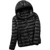 HAXNOHEY Piumino Leggero Donna Piumini Leggeri Donna Giacca Piumino Donna Trapuntata Puffer Jacket Giubbotto Piumino Donna Taglie Forti Giubbino Cappotto Piumino Sottogiacca Giacche Piumini Donna Nero 7XL