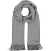 bugatti sciarpa da uomo con frange - 25 x 180 cm - sciarpa in maglia 100% lana
