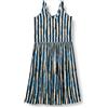 Pinko Once Abito Twill Stampa Riga PITTORICA