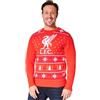 Liverpool F.C. Liverpool FC Maglione Natalizio da Uomo, Christmas Jumper Natale, Maglioni Natalizi M-3XL, Gadget Calcio Ufficiale (Rosso, XL)