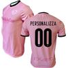 Palermo FC Maglia Ufficiale Personalizzabile, Rosa e Nera, 100% Poliestere, Taglie dalla 6Y alla XXL, Made in Italy (IT, età, 12 Anni)