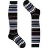 Gallo - Calze donna fantasia Multicolor (NAVY, 36-40) (NERO/BIANCO, 36-40)